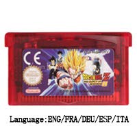 רומגאם 32 סיביות קונסולה כף יד משחקי וידאו קלף קלף Donke Kong Series Eu גרסה Dragon Ball Z Gokuii