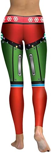 נשים גרביונים גרפי מכנסיים חותלות גרביונים אימון אתלטי חופשת חג המולד גבוהה רגל חם ישר רגל גרביונים