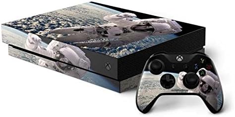 עור מדבקות סקיט תואם לקונסולת Xbox One X Console ו- Controller - במקור קונספט אמנים של אסטרונאוט צף בעיצוב החלל החיצון