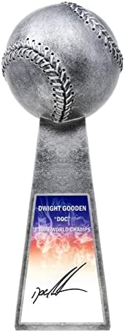 דווייט גודן חתום על אלופת העולם בייסבול בגביע הכסף העתק בגודל 14 אינץ ' - כדורי חתימה