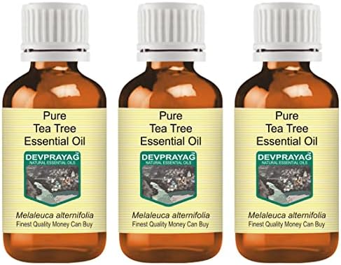 Devprayag עץ תה טהור שמן אתרי שמן אתרי מזוקק 100 מל x 3