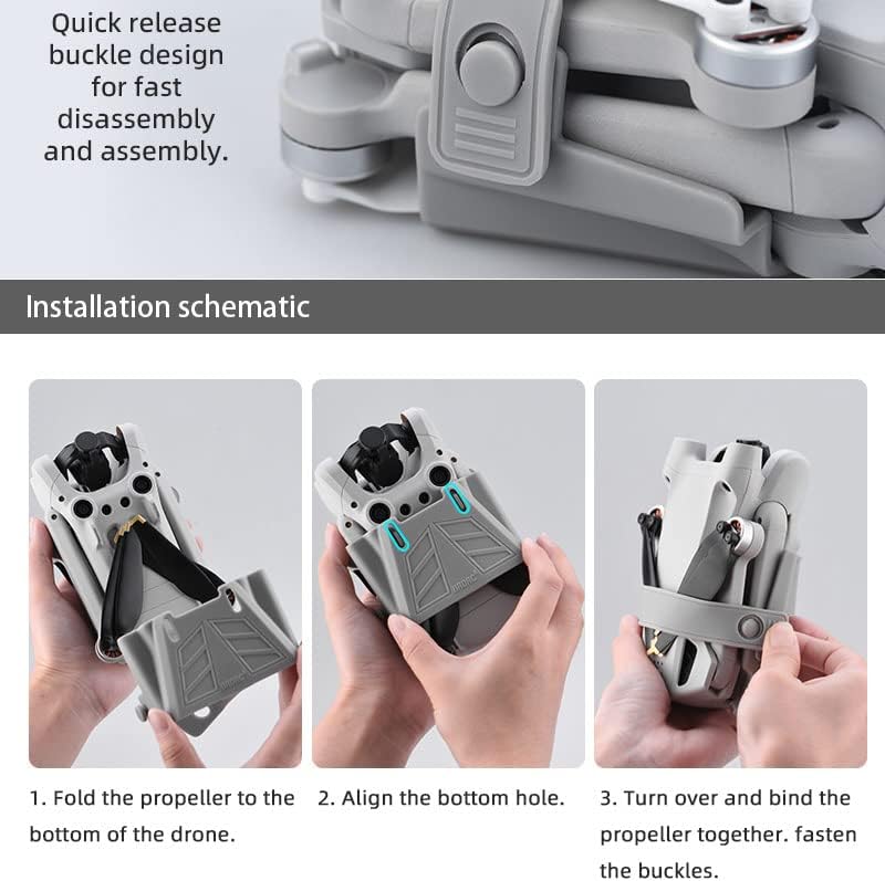 רצועת מחזיק מדחף עבור DJI Mini 3 Pro, אביזרי מזלט, מלטים אבזרים שומר על קבע מייצב להב