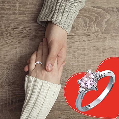 נירוסטה גל טבעת טבעת חבילות אירוסין עגול לחתוך זירקונים נשים חתונה טבעות תכשיטי טבעות לאישה