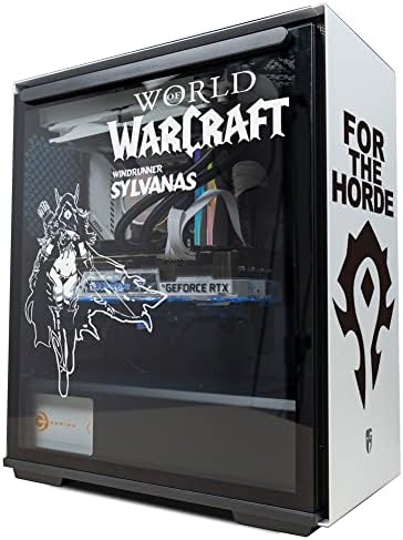 World of Warcraft מדבקות וינלי למארז מחשב, מדבקות עיצוב גרפיטי יצירתי לעור שלדת מחשב משחק