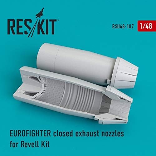 Reskit RSU48-0107 - 1/48 יורופייטר חרירי פליטה סגורים לסולם ערכת Revell
