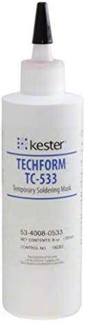 Kester TC533 מסכת הלחמה לטקס/טמפ גבוה/גמיש/8 גרם/1/2 ליטר