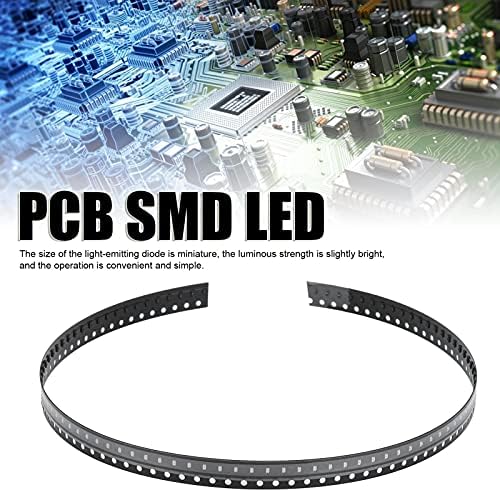 נגדים לפנסי LED, מתח נמוך במתח גבוה דיודות פולטות אור זעירות 100 יחידות SMD דיודות LED ללוחות מחוונים לרכב
