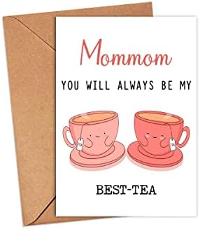 אמא אתה תמיד תהיה התה הכי טוב שלי - כרטיס משחק משחק מצחיק - כרטיס התה הטוב ביותר - כרטיס יום האם - כרטיס האמא הטוב ביותר - כרטיס אמא אוהבת