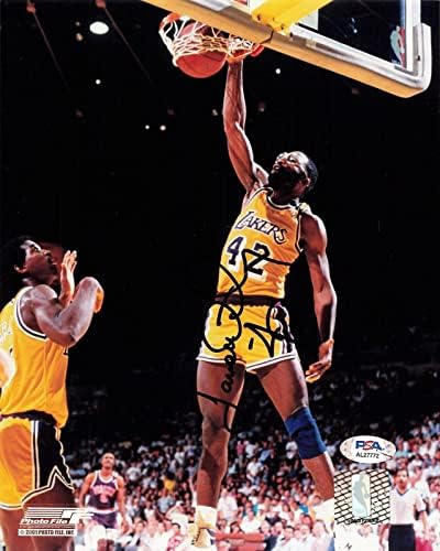 ג'יימס ראוי חתום 8x10 Photo PSA/DNA Lakers חתימה - תמונות NBA עם חתימה