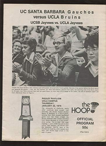 22 בינואר 1976 תוכנית כדורסל NCAA סנטה ברברה ב- UCLA VGEX - תכניות מכללות
