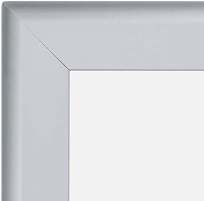 מסגרת פוסטר 36x37 Snapezo Silver 36x37, פרופיל אלומיניום 1.7 אינץ