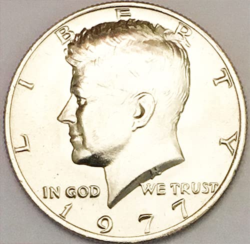 1977 P BU Kennedy בחירת חצי דולר ללא מחלה מנטה ארהב