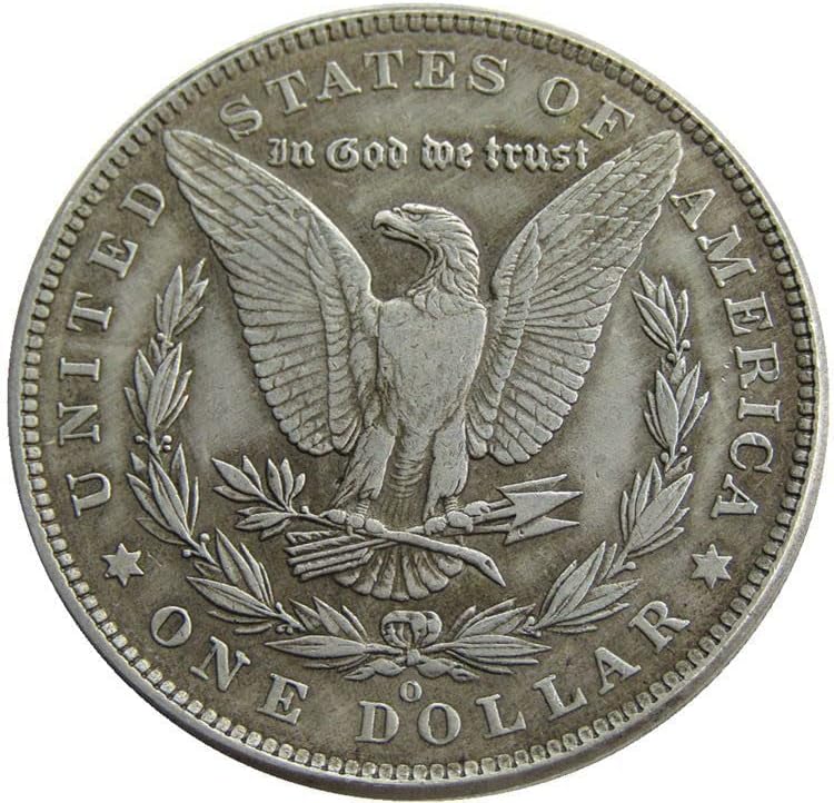 מטבע סילבר דולרי סילבר ארהב מורגן דולר עותק זר מטבע זיכרון 96