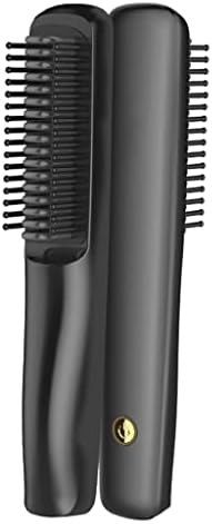 Czdyuf מסרק מחליק שיער חשמלי לנשים גברים מחממים במהירות מברשת שלילית כף יד USB טעינה יישור שיער טוב