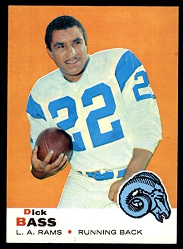1969 Topps 81 Dick Bass Los Angeles Rams Ex/Mt Rams Pacific
