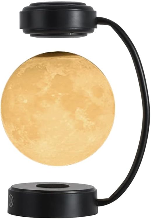 ייחודי חג מתנות מגנטי מרחף ירח אור מנורות ירח מנורת עבור בית משרד דקור לילה אור -