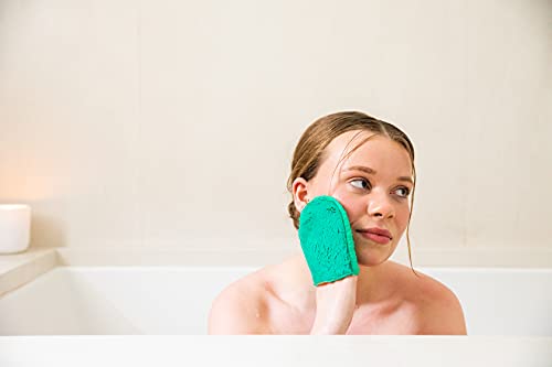 אמבטיה וניקיון גוף פילינג מרקם כפול מרכיב מסיר מסיר, צבעים שונים, 3 ספירה