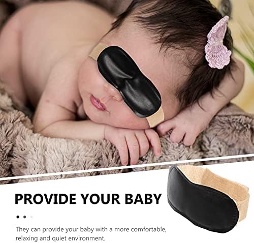 מסכת עיניים חד פעמית של DOITOOL 3 יחידות צלליות תינוקות עין רכה צולליות ישנות מכוסות עיניים לשינה בנים ונערות כוס עין כוס עין מסיכת עיניים