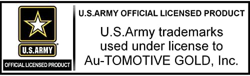 AU-Tomotive Gold רשמי מורשה מורשה 3 2 חיתוך לייזר קרוואן תקע תקע לכיסוי צבא ארהב מוברש Chrome