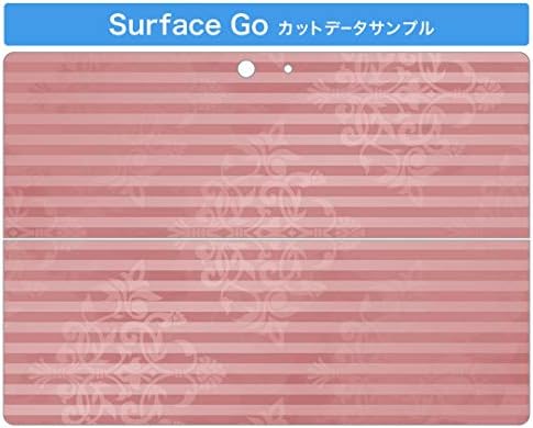 כיסוי מדבקות Igsticker עבור Microsoft Surface Go/Go 2 אולטרה דק מגן מדבקת גוף עורות 002006 ורוד גבול אלגנטי