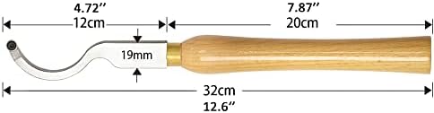 ברבור צוואר חלול עץ כלי קרביד הטה מחרטה אזמל כלי בר עם 5 8.9 ממ עגול קרביד הכנס חותך עבור עץ תחביבים או עשה זאת בעצמך או נגר