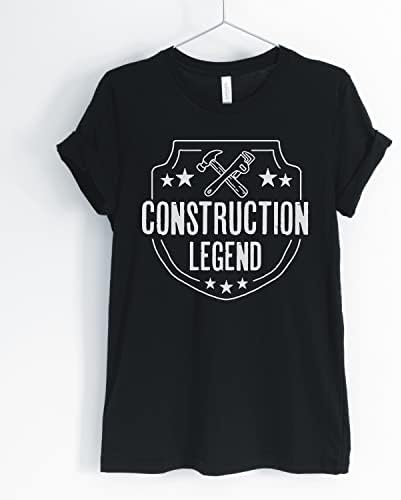 בניית אגדה חולצת טי פועל בניין חולצה קרפנטר חולצה בניית מתנה עבור שיפוצניק