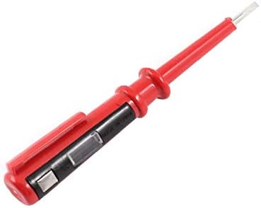חדש LON0167 AC100-500V 10A מוצג מבחן מתח עט יעילות אמינה 3 ממ מברג מחורץ אדום שחור