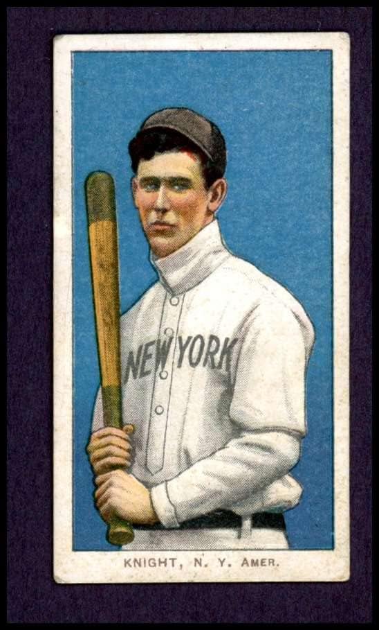 1909 T206 עטלף ג'ק נייט ניו יורק ינקי vg Yankees