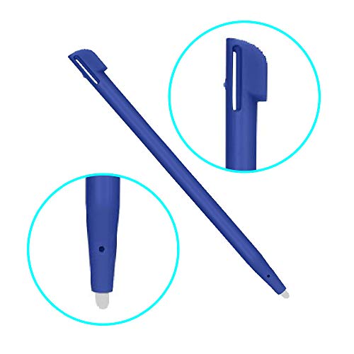 10 יחידות חרט עטים עבור נינטנדו 2 ד '- קוקוטופ תואם קונסולת חריץ וידאו משחק החלפת פלסטיק חרט מגע עט עבור 2 ד ' - לערבב צבע