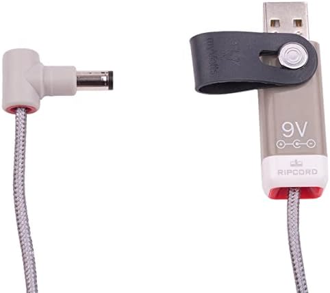 Myvolts Ripcord USB עד 9V DC DC Power Cable תואם למקליט Zoom H4