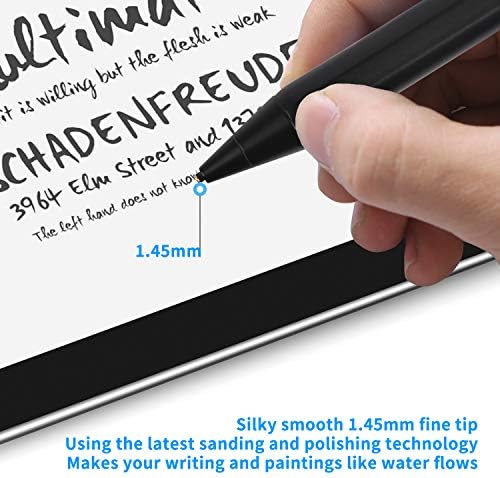 עט חרט עבור Dell 2 בעפרון מחשב נייד, Evach Capacitive רגישות גבוהה עיפרון דיגיטלי עם 1.5 ממ אולטרה עדין קצה עדין עפרון לעיפרון לדל 2 ב
