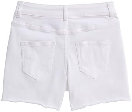 כרם גפנים בנות לבן ג ' ינס חתוך מכנסיים קצרים