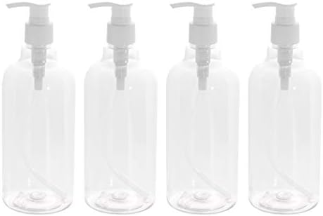 Doitool 4 pcs משאבת מתקן סבון מקציף מפלסטיק, בקבוק מתקן שמפו ריק למילוי חוזר למשטחי אמבטיה ומתקן סבון יד נוזלי מטבח