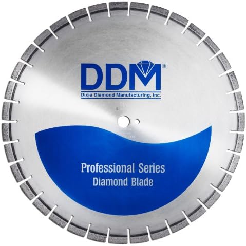 ייצור Diamond Diamond C451830165R חיתוך מקצועי חיתוך רטוב להב בטון נרפא, 30 אינץ 'x 0.165 אינץ'