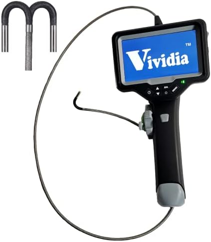 VIDIDIA CT-4010 LCD/WIFI גמיש דו כיווני בדיקה דו כיוונית מצלמה מצלמת בורסקופ וידוסקופ עם 4 ממ קוטר 1.0 מ 'אטום מים IP67 בדיקה
