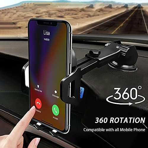 שמשה קדמית פרייר רכב טלפון מחזיק 360 סטנד לרכב לא מגנטי תמיכה טלפון מחזיק