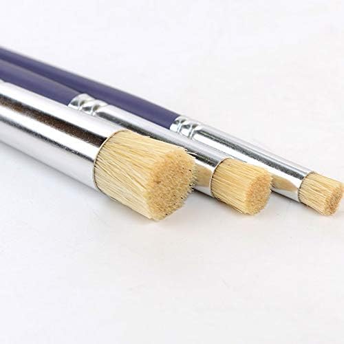 מברשת צבע 3 יחידות/מבד מברשת מוגדר/דקו צבע מברשת מברשת בעבודת יד עט עט עט טקסטיל פיגמנט מברשות צבע