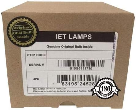 מנורות IET - נורת החלפה מקורית מקורית/מנורה עם דיור OEM עבור מקרן KG -LDP1230