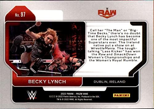 2022 PANINI PRIZM WWE 97 BECKY LYNCH WAW WASBLING CARD