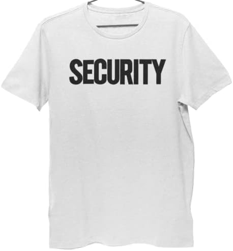 חולצת טריקו לאבטחה של NYC מפעל קדמית הדפסה קדמית Mens Mens Tee Event Event מסך סדרן אחיד מודפס