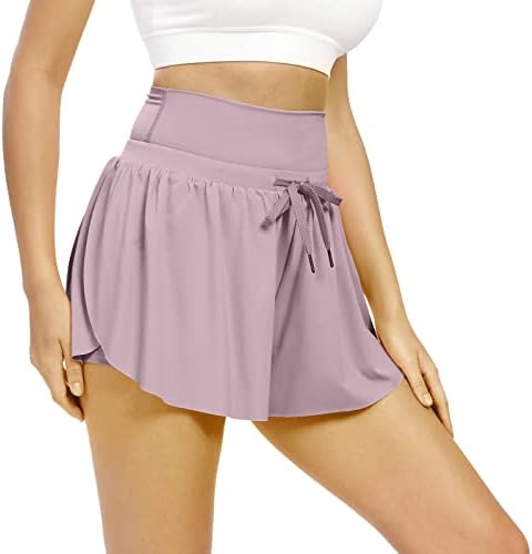 מכנסיים קצרים אתלטים זורמים לנשים אימון יוגה בחדר כושר ריצה בנות חמודות סקרט חצאית טרקלין נוחה בקיץ