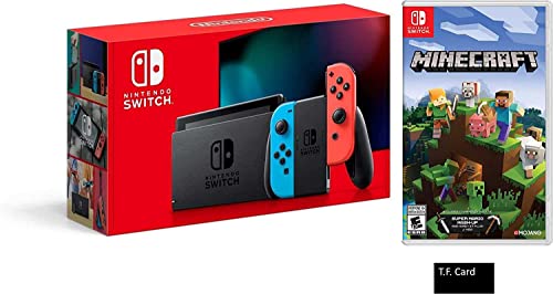 מתג חדש מתג Deluxe Bame Bundle: Nintendo Switch עם ניאון כחול וניאון אדום - 6.2 אינץ