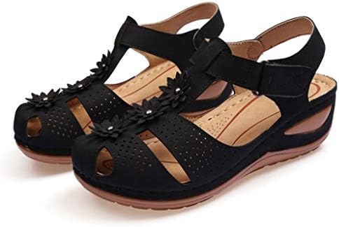 סנדלים נשים, סנדלי פלטפורמה לנשים קשת נעלי הליכה נוחות נעלי אריגה רומיות נוחות