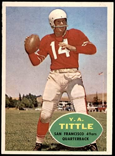 1960 Topps 113 Y.A. Tittle San Francisco 49ers VG/Ex 49ers LSU