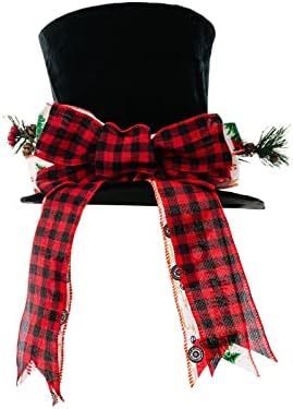 קישוט חג המולד של XIOS כובע טופר עץ חג המולד לקישוטי עץ חג המולד שולחן חג המולד תפאורה למסיבות רווקות טובות לנשים