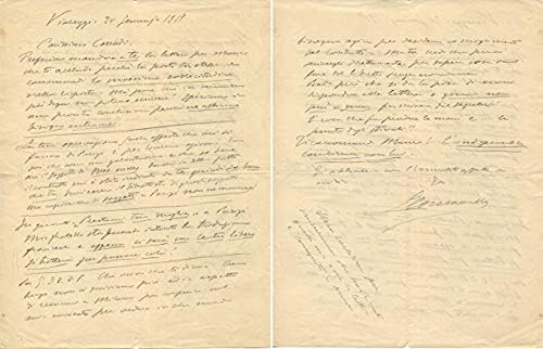 מלחין אופרה רוגגיירו לאונקאוואלו מכתב חתימה