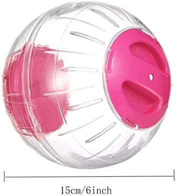 כדור אוגרים כדור גלגל אוגר שקט בעלי חיים קטנים כדור שקוף לכדור לחולדה גמדים מקל על השעמום ומגביר את הפעילות
